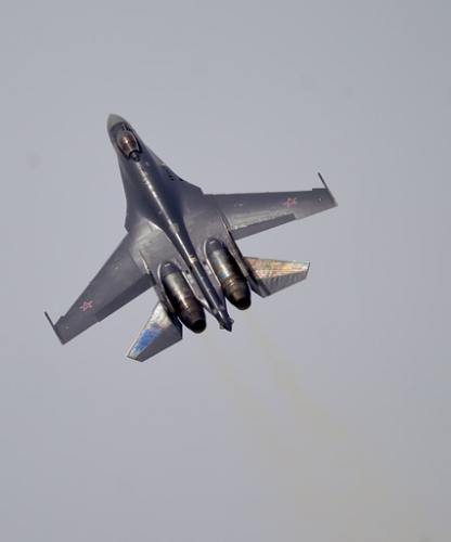 资料图:苏-35战斗机 资料图:苏-35战斗机